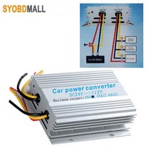 차량용 인버터 캠핑전기 선 새로운 20A 30A DC 24V-DC 12V 자동 스텝 다운 컨버터 레귤레이터 전원 어댑터 자동차 차량 보트 트럭 밴용 팬 포함