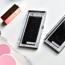 미앤비즈 벨벳 [20줄] 전문가용 속눈썹 연장 재료, 1개, JC컬0.07/10mm