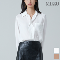 미쏘 포켓 오픈 블라우스 _MIWBL9T2QB