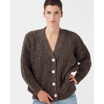 [SSERENE] Babaa cardigan woman no19 oak 스페인산울 유기농단추 바바 스웨터가디건 오크칼라 원사이즈