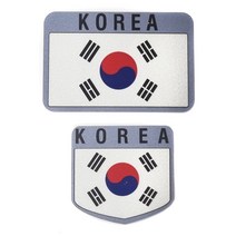 발통마켓 자동차 태극기 반사 스티커 국기 오토바이 랩핑지 엠블럼, 태극기반사(사각)