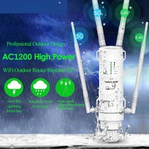 Wavlink High Power AC1200/600/300 Outdoor Wireless WiFi Repeater AP/WiFi Router Dual Dand 2.4G+5Ghz
