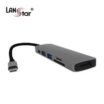 USB3.1 C타입 멀티컨버터 HDMI포트 USB허브 카드리더기 PD3.0 삼성DEX모드