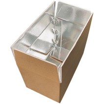 호일보냉상자 1호 2호 3호 4호 호일 입체 보온 보냉 박스 아이스크림, 1호(길이 530x 폭 290x 높이 370mm)