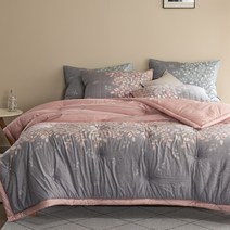 지베딩 아르망 모달 옥수수솜 차렵이불 사계절이불 모달 침구세트 S/Q 2colors
