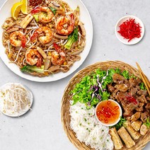 애슐리 타이 시푸드 팟타이 + 불고기 짜조 분짜 (총 4인분)