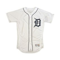 남성용 MLB 디트로이트 타이거스 어센틱 온 필드 플렉스 베이스 져지 - 홈 화이트