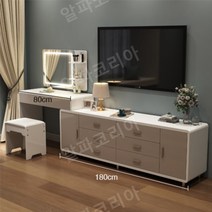 럭셔리 모던 코너 드레싱 화장대 테이블 세트 혼수, K