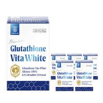 비디컬 프리미엄 글루타치온 비타 화이트 100% 복합물 1박스, 60정, 6개