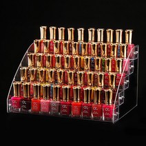 풀커버링 5단 아크릴 매니큐어 정리함 네일 진열대 젤네일 향수 수납함 계단식정리대, 1개