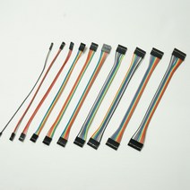 [파츠키츠] 소켓점퍼와이어케이블 1P2P3P4P5P6P7P8P9P10P 아두이노, 10P