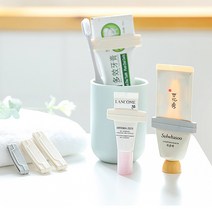 [아이디어홍] 튜브링거 치약 짜개 3P 사이즈별 디스펜서 스퀴저 물감 염색약 선크림, 베이지3P