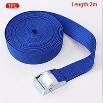 노끈 2M 장력 로프 수하물 고정 스트랩 카고 루프 랙 래싱 래칫 타이 벨트 버클 수납 정, 04 2m blue