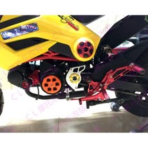 MSX125 MSX125SF CNC 체인 커버 기어가드, 레드, 1개
