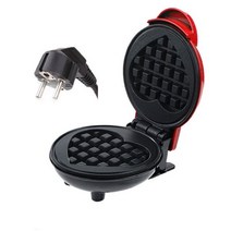 와플팬 와플메이커 벨기에와플기계 휴대용 아침 식사 전기 와플 메이커 요리구, EU Plug_EU, 한국