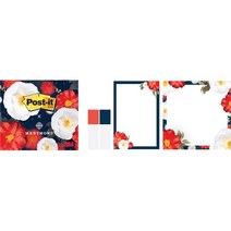 wl10171 3M 포스트잇X마리몬드 동백팩 오피스용품/사무용품/회사비품/사무실비품/펜시용품/포스트잇/메모지