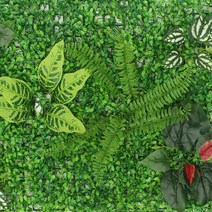 (주)트리 인천가정지사 숲인테리어 혼합 마리안느 벽장식 인조잔디(60x40cm) (8163818)