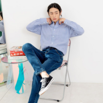 다잇템 남자 봄여름 남친룩 댄디룩 스트라이프 셔츠