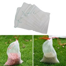 블루베리 방조망 고추 그물망 호박 오이 참외 보호망 5pc 7 크기 drawstring 나일론 정원 식물 과일 야채 성장 메쉬 가방 농업 안티 조류 해충 가방, 40x60cm