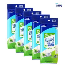 정전기 청소포 대형 30매X5개 건식 미세먼지 일회용 부직포 청소포