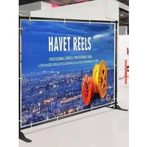 대형 현수막 거치대 포토존 스탠드 철제 배너 행사장