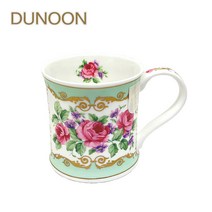 [두눈] 영국본차이나 웨식스 머그 Classic Rose Green, 1개