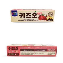 3세 4세 5세 저불소 어린이 치약 2개 잇몸 프라그 원인균 세척 점심시간 입냄새 케어 관리 양치, 키즈오치약 그린애플 2개