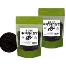 참좋은데이 동결건조 아사이베리 분말 가루 파우더 250g (팩), 2 동결건조 아사이베리 분말 250g 2팩