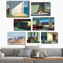에드워드 호퍼 그림 액자 No13~24 캔버스 10호(53x41cm), 17. Sunlights in Cafeteria/캔