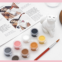 나만의 고양이 만들기세트 6개 컬러링 고양이피규어 채색도구 판촉물 색칠놀이 단체선물 고양이만들기 미술놀이, 나만의 고양이 만들기세트(6개)