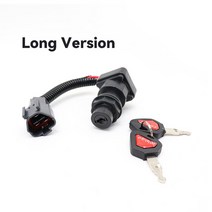 Kubota-굴삭기 범용 점화 스와치 잠금 키 시작 스위치 장치 U15 U20 U25 U30 KX155 163 175, 03 Long version