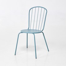 [모던하우스가구]테라스 발코니 정원등에 사용할수 있는 페른 체어 (스카이블루)