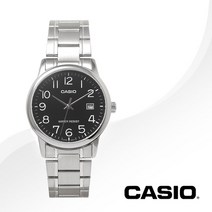 정품 카시오 CASIO 남성용 MTP-V002D-1B 메탈밴드 손목시계
