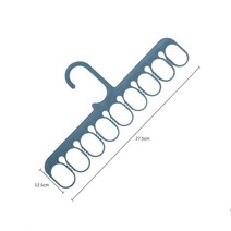 멀티 포트 지원 옷걸이 건조 랙 다기능 플라스틱 양말 보관 가정용 공간 절약 주최자, 하나, Blue