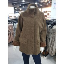 헤지스레이디스 19FW 헤지스 여성 WSCO9D095K2 카키 포켓배색 하프코트