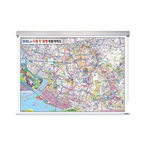 시흥 광명 개발계획도 지도 경기도 부동산 전도 (롤스크린 특대 210x180), 고급천