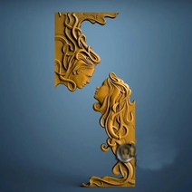 3d 모델 stl 파일 사랑 커플 벽 장식 패널 릴리프 for cnc 라우터 라운드 조각 지원 zbrush artcam aspire cut3d, sp237-0432