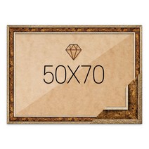 보석십자수액자 50x70 고급형 앤틱골드, 단품