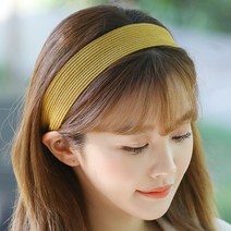 미스21 파파베로 헤어밴드 (hb944) 골지헤어밴드 면헤어밴드 패브릭헤어밴드 머리밴드 고무줄밴드
