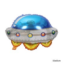 생일 풍선 레터링 우주비행사 풍선 생일 장식 로켓 비행 접시 베이비샤워 생일 파티 꾸미기, 10 flying saucer2