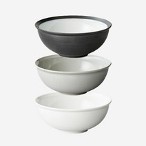 킨토 림 볼 140mm 공기 대접 도자기그릇 3색상, 그레이