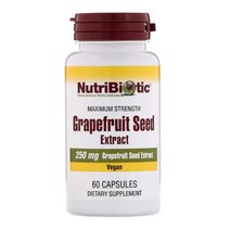 뉴트리바이오틱 비건 자몽 씨 추출물 250 mg 60 캡슐, 60캡슐x1병