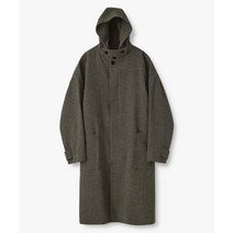 LAFUDGESTORE [득템의 장] 울리치 오버핏 롱 후드 코트_Brown check Woolrich Overfit Long Hooded Coat_Brown check