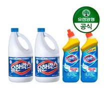 [유한양행]유한락스 레귤러 4L+플러스세제 785g 2개, 상세페이지 참조