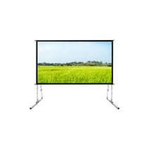 윤씨네 빔프로젝터 이동형 패스트폴드 스크린 화이트원단 리어원단 16:9 100 ~ 300인치, 100인치