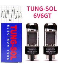 TUNG-SOL 6V6GT 진공관 교체 6P6P 정품 정밀 매칭 전자 튜브 HIFI 오디오 앰프, 02 1pair  6V6GT