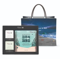 태평염전 태평소금 슬로시티푸드 설선물세트 지주식 재래김 구운 소금 요리용 천일염 쇼핑백제공