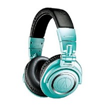 Audio-Technica ATH-M50X 프로페셔널 스튜디오 모니터 헤드폰 블랙 전문가 등급 평가 매우 높음 탈착식 케이블 포함, Wireless _Ice Blue, 아이스 블루, Wireless
