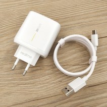 리얼미 Supervooc-65W EU 고속충전기 슈퍼 Vooc 2.0 어댑터 8 7 X50 X7 X9 Q2 GT2 프로 GT Neo2 Neo2T 용 100CM C 케이블, [01] White, 01 EU add able