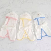 펫타임 펫타올 고양이 강아지 목욕전용 수건 가운 코튼캔디라인, L